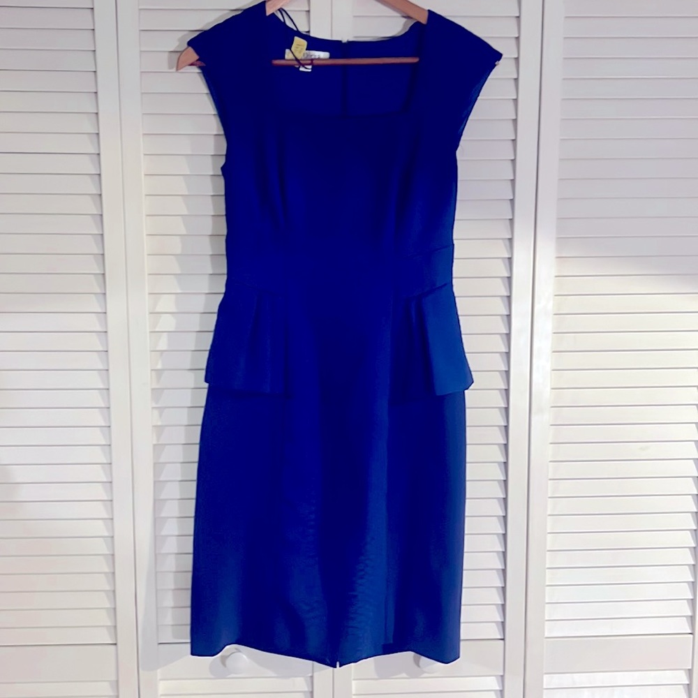 Kay Unger Peplum Sheath Dress